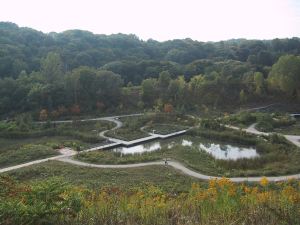 View of Brickworks Park