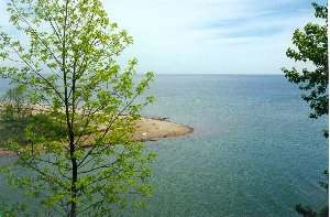 Beach and lake